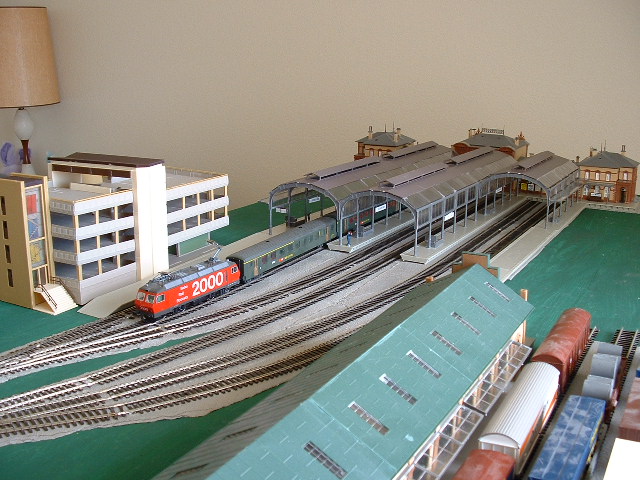 View of Zürich HB from goods warehouse