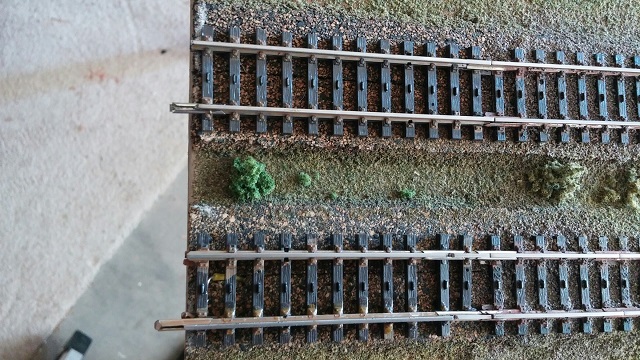 track piece at module end